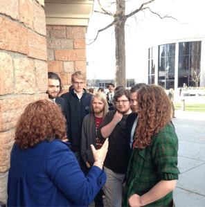 Kim Farah told these OW supporters that the priesthood session wasn't being broadcast in the tabernacle anyways. When they responded that they could in fact hear the session from outside and it WAS being broadcast inside, she shook it off and claimed that there weren't any seats left insides anyways. When they again corrected her to say that they could see through the open door that there were seats, she told the Lydia she could not enter because it was only for men.